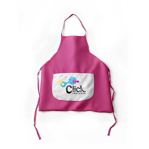 Avental Rosa, área de imagem 21x29,7cm